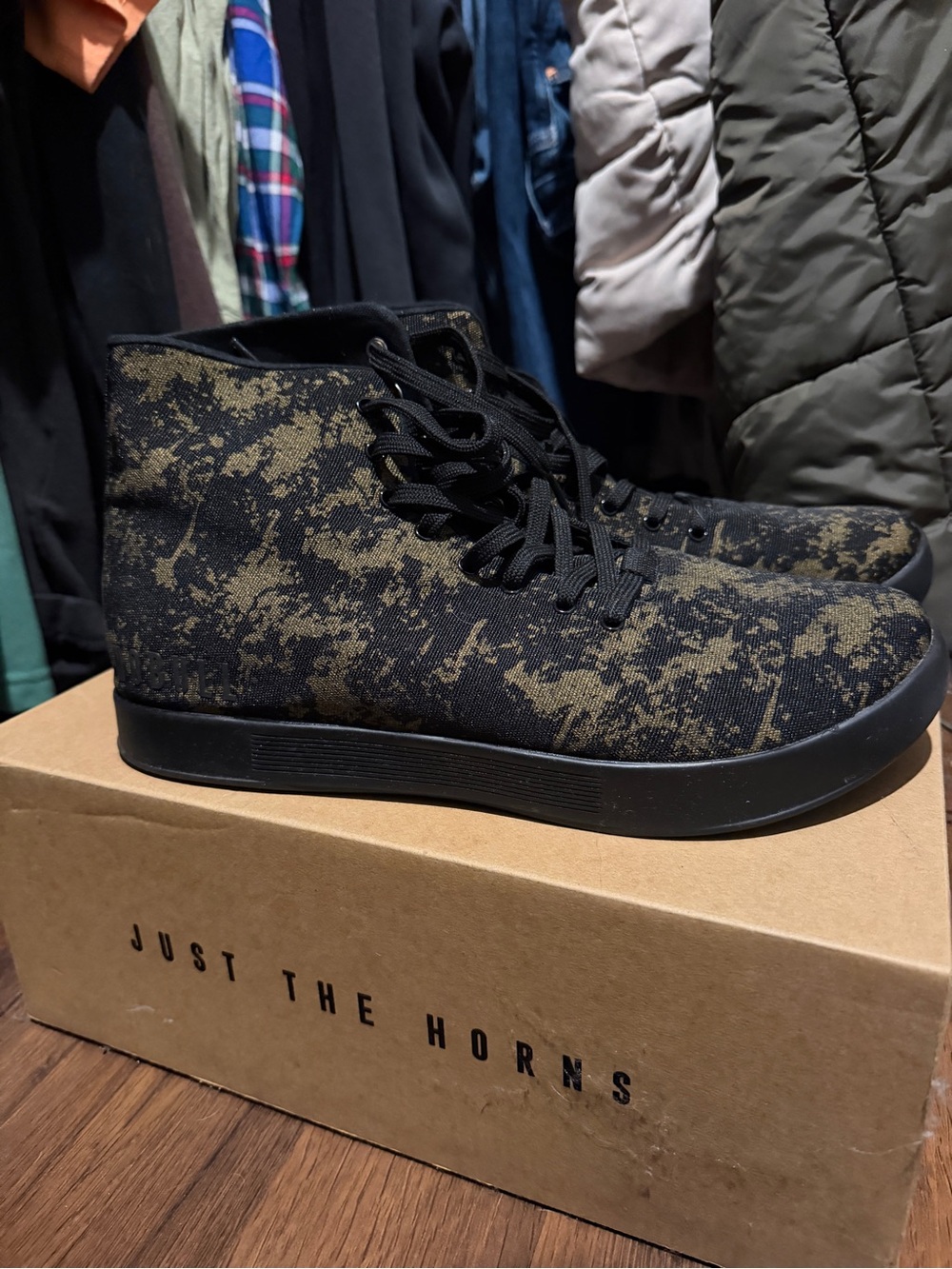 NOBULL Black & Olive High-Top Athletic Canvas Sneakers - Men